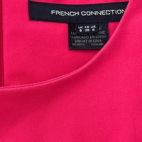 French Connection Sheath Dress - Fuschia Pink Size 4 - Picture 8 of 9